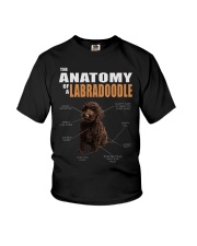 Dog Anatomy - Labradoodle Youth T-Shirt tile