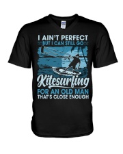 Kitesurfing I Ain't Perfect V-Neck T-Shirt tile