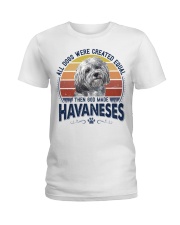Dog Created Equal - Havanese Ladies T-Shirt tile