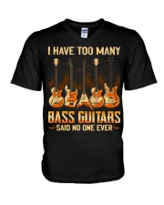 Bass Guitar - Said No One Ever V-Neck T-Shirt tile
