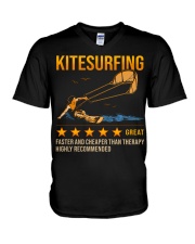Kitesurfing - Highly Recommend V-Neck T-Shirt tile