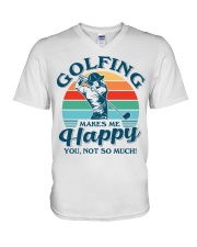 Make Me Happy - Golf V-Neck T-Shirt tile