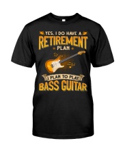 Retirement Plan Bass Guitar Premium Fit Mens Tee tile