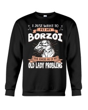 I Just Want To Pet My Borzoi Crewneck Sweatshirt tile
