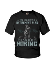 Hiking - Retirement Plan Youth T-Shirt tile