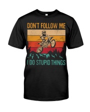 Dirt Bike - I Do Stupid Things Premium Fit Mens Tee tile