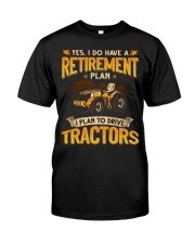 Retirement Plan Tractor Premium Fit Mens Tee tile