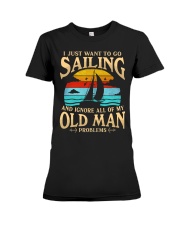 Sailing - Old Man Problems Premium Fit Ladies Tee tile