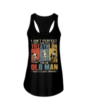 Triathlon I Aint Perfect Old Man Ladies Flowy Tank tile