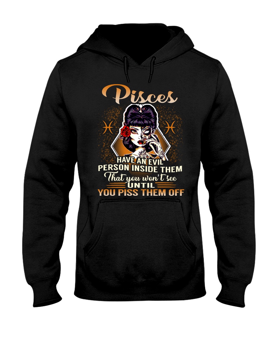Pisces Girl Hooded Sweatshirt
