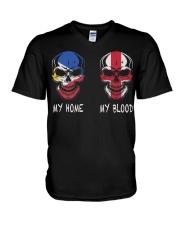 My Home Philippinese - England V-Neck T-Shirt thumbnail