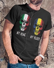 My Home Italy - Romania Classic T-Shirt lifestyle-mens-crewneck-front-4