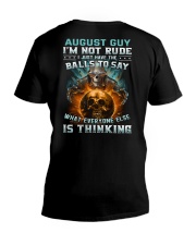 BALLS 8 V-Neck T-Shirt thumbnail