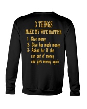 WIFE HAPPIER 02 Crewneck Sweatshirt thumbnail
