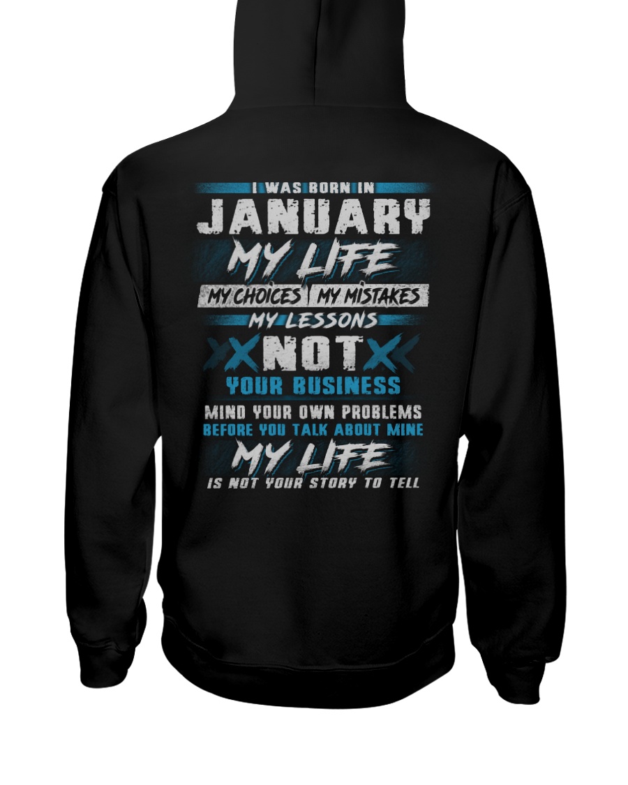 MY LIFE TEXT 1 Hooded Sweatshirt