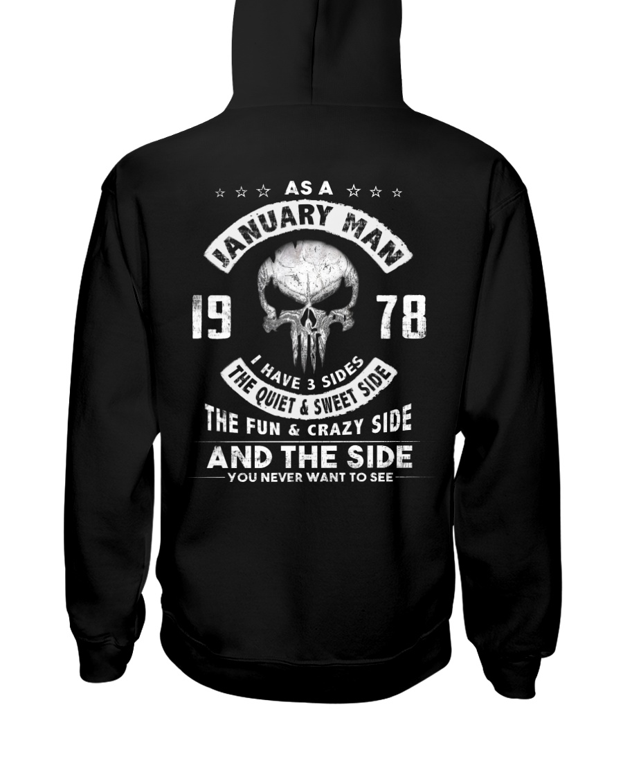 MAN 3SIDE 78-1 Hooded Sweatshirt