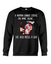 NEEDS A DOG Crewneck Sweatshirt thumbnail