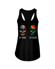 My Blood - South Africa Ladies Flowy Tank thumbnail