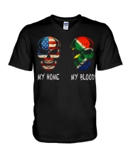 My Blood - South Africa V-Neck T-Shirt thumbnail