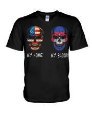 My Blood - Cambodia V-Neck T-Shirt thumbnail