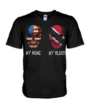 My Blood - Trinidad and Tobago V-Neck T-Shirt thumbnail