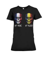 My Home France - Romania Premium Fit Ladies Tee thumbnail
