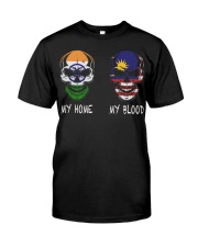 My Home India - Malaysia Classic T-Shirt front