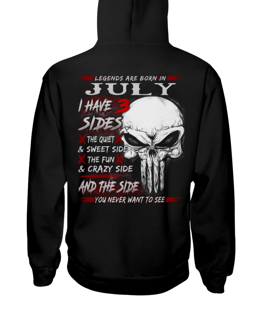 3 SIDE NEW 7 Hooded Sweatshirt