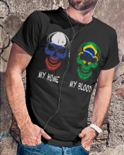 My Home Russia - Brazil Classic T-Shirt lifestyle-mens-crewneck-front-4