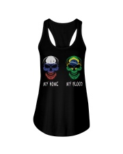 My Home Russia - Brazil Ladies Flowy Tank thumbnail