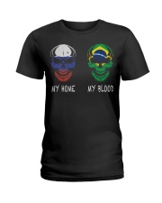 My Home Russia - Brazil Ladies T-Shirt thumbnail