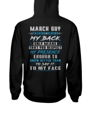 MY BACK 3 Hooded Sweatshirt back