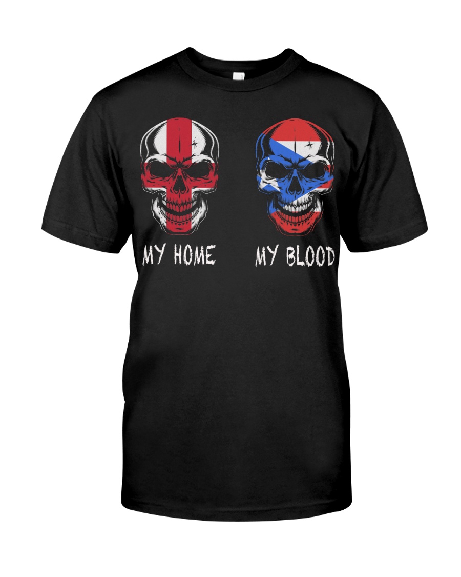 My Home England - Puerto Rico Classic T-Shirt