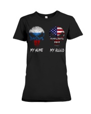 Home Russia - Blood America Premium Fit Ladies Tee thumbnail