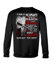 KING THREE SIDE 3 Crewneck Sweatshirt thumbnail