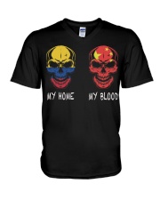 My Home Colombia - China V-Neck T-Shirt thumbnail