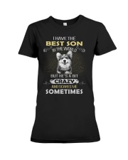 Dog-Son-Corgi Premium Fit Ladies Tee thumbnail