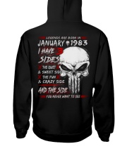 1983-1 Hooded Sweatshirt back