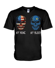 My Blood - Democratic Republic of theCongo V-Neck T-Shirt thumbnail