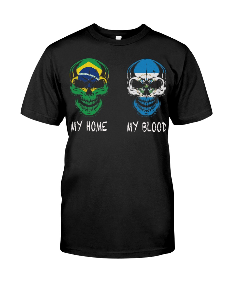 My Home Brazil - El Salvador Classic T-Shirt