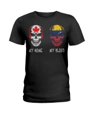 My Home Canada - Venezuela Ladies T-Shirt thumbnail