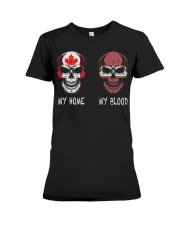 My Home Canada - Latvia Premium Fit Ladies Tee thumbnail