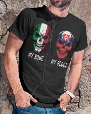 My Home Italy - Slovakia Classic T-Shirt lifestyle-mens-crewneck-front-4