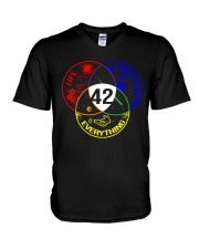42 Life Universe Everything V-Neck T-Shirt tile