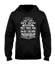 To My Son Wherever Your Journey In Life Hooded Sweatshirt tile