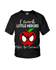 I Teach Little Heroes Youth T-Shirt tile