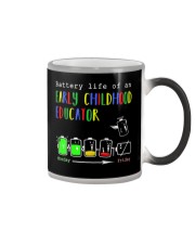 Battery Life Of An Early Chilhood Educator Color Changing Mug tile