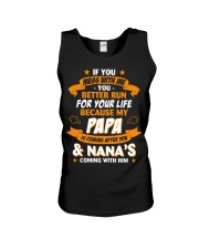 Papa Is Coming After You Nana Unisex Tank tile
