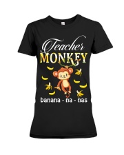 Teacher Monkey Premium Fit Ladies Tee tile