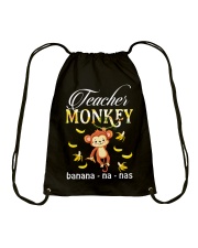 Teacher Monkey Drawstring Bag tile
